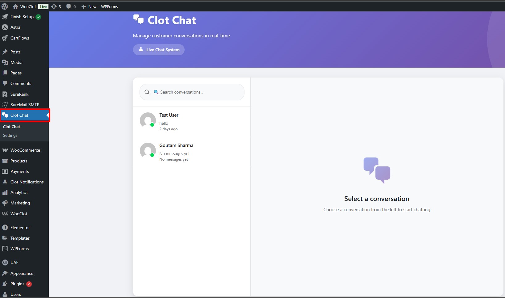 Clot Chat Plugin Installation