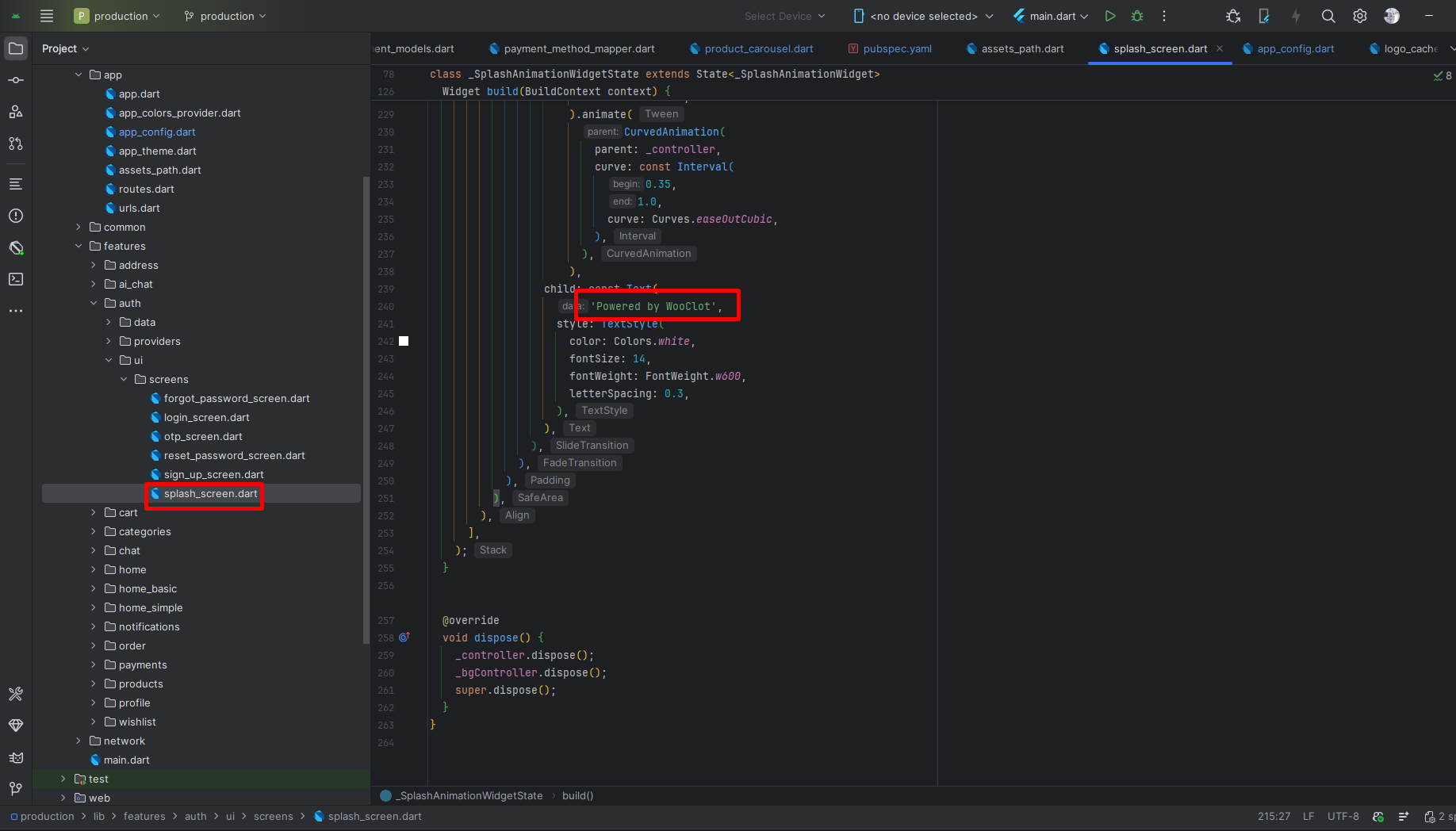 Splash Screen Customization