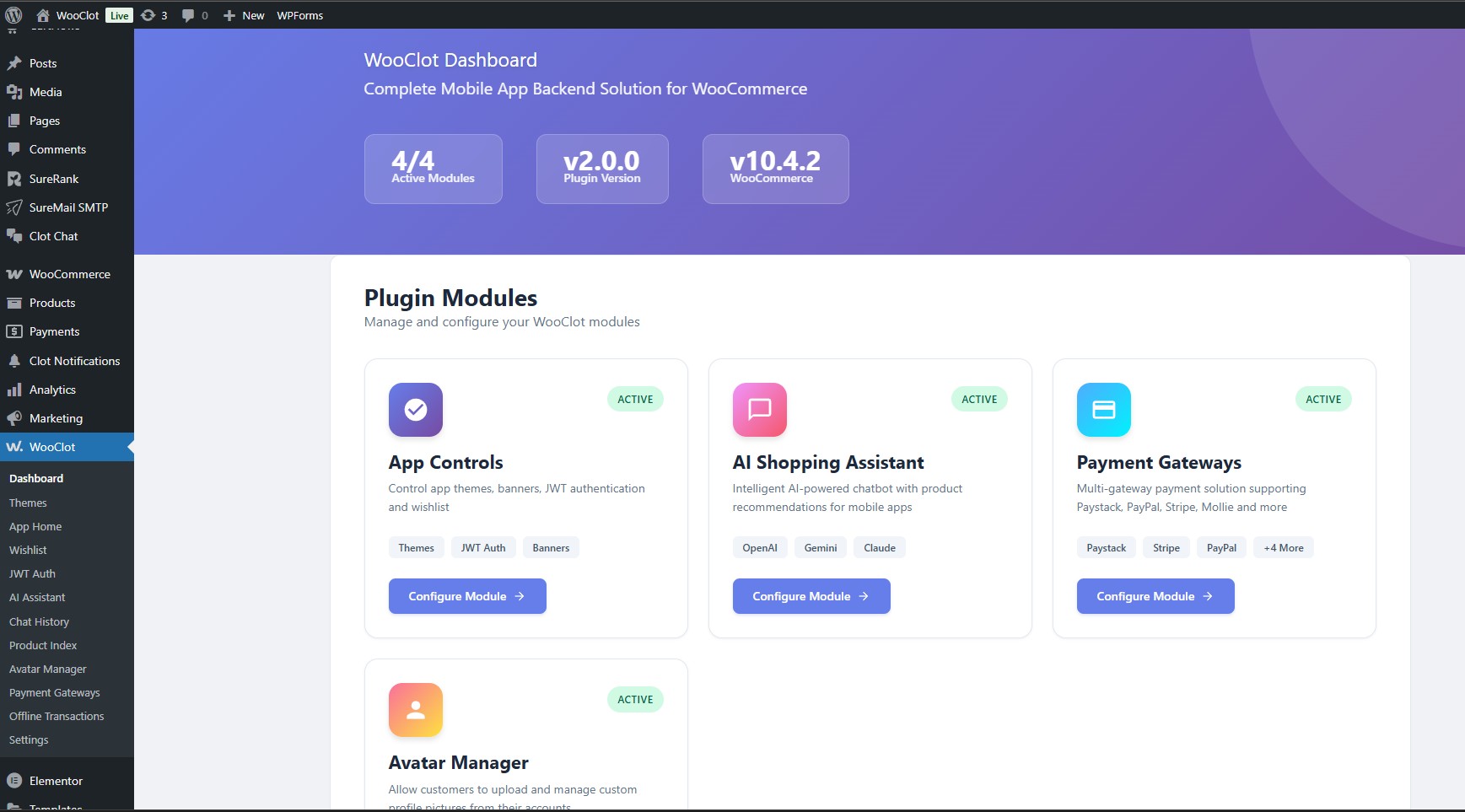 WooClot Plugin Installation